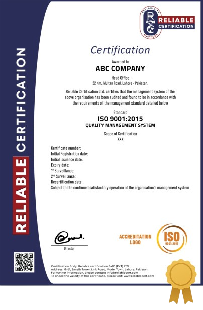 Reliable Certification